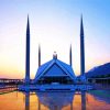Faisal Mosque Islamabad paint by number