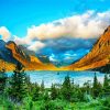 Glacier National Park Landscape paint by number