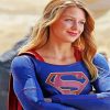 Gorgeous Supergirl paint by number