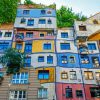 Hundertwasser House paint by number