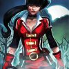 Illustration Vampirella paint by number