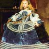 Infanta Margarita Portrait Velazquez Art paint by numbers