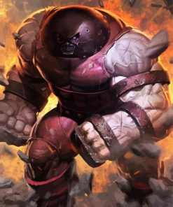 Juggernaut Marvel Hero paint by number