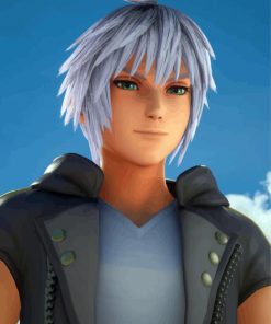 kingdo Hearts Game Riku paint by numbers