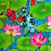 koi Fish And Lotus Flowers paint by number