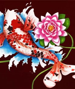 Koi Fish paint by number