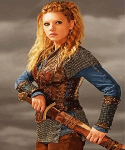 Lagertha Vikings paint by number