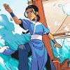 Legend Of Korra Katara Anime paint by numbers