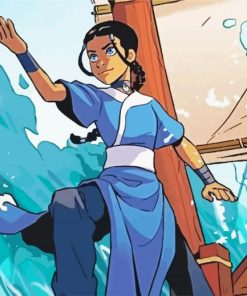 Legend Of Korra Katara Anime paint by numbers