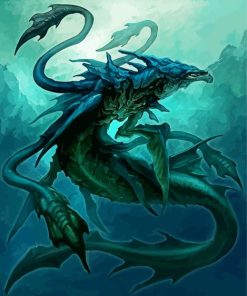 Leviathan Serpent paint by number