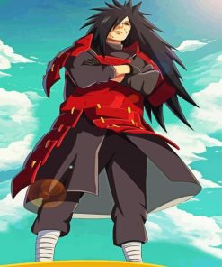 Madara Uchiha paint by number