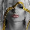 Monochrome Woman With Veil paint by number