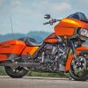 Orange Roadglide Motorcycle paint by numbers