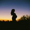 Pregnant Silhouette paint by number