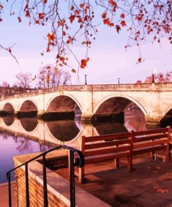 Richmond Bridge paint by numbers