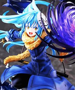 rimuru Anime Character paint by numbers