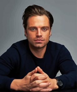 Sebastian Stan Actor paint by numbers