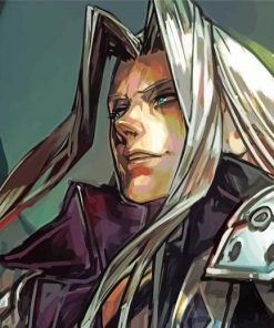 Sephiroth Animation paint by numbers