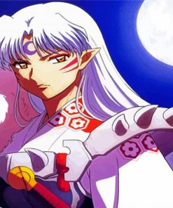 Sesshomaru InuYasha Animation paint by numbers