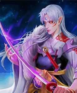 Sesshomaru Inuyasha Anime paint by number