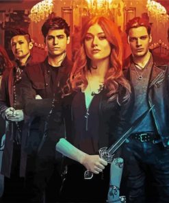 Shadowhunters Movie Poster paint by numbers