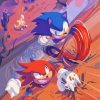 Sonic And Knuckles paint by numbers