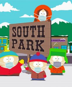 Southpark Animation paint by numbers