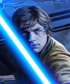 Luek Skywalker Movie paint by numbers