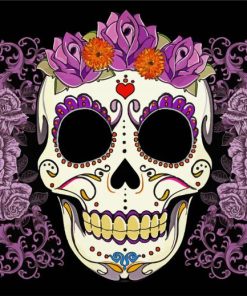 Sugar Skull Art paint by numbers