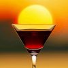 Sunset Glass Cup paint by numbers