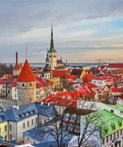 Tallinn Patkuli Viewing Platform paint by number