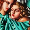 Tamara De Lempicka The Girls paint by number