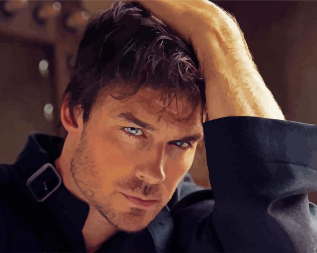 The Actor In Joseph Somerhalder paint by numbers