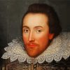 The English Playwright William Shakespeare paint by numbers