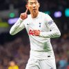 the South korean footballer Son Heung Min paint by numbers