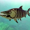 Tigerfish In Water paint by numbers