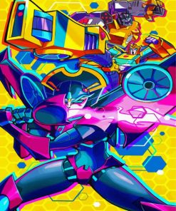 Transformers Illustrations Art paint by number