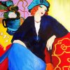 Woman Tarkay Art paint by number