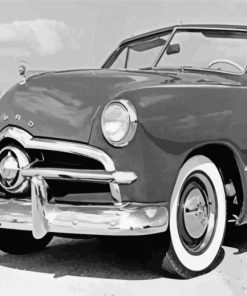 1949 Ford Convertible Car paint by numbers