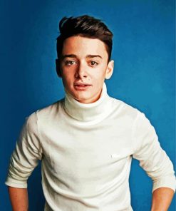 Actor Noah Schnapp paint by number