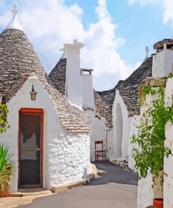 Alberobello Buildings paint by number