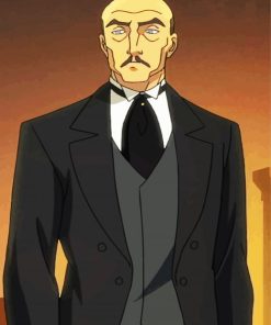 Alfred Pennyworth From Batman Movie paint by number