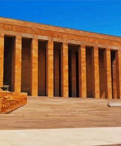 Anitkabir Ankara Turkey paint by number