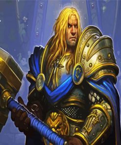 Arthas Hearthstone paint by number