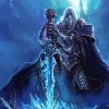 Arthas Menethil With His Sword paint by number