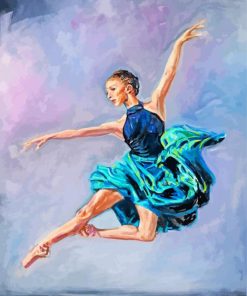 Ballet Dancer Art paint by number