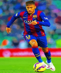 Barcelona Neymar JR paint by number