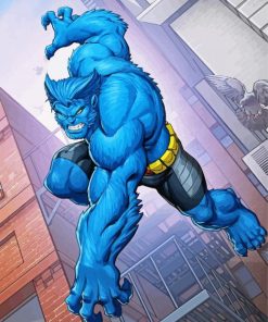 Beast X Men Comics paint by numbers