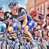 Bicycle Racing paint by number