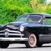 Black 1949 Ford paint by numbers